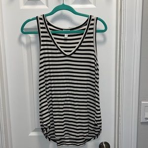 Peyton Jensen v neck stripe tank top